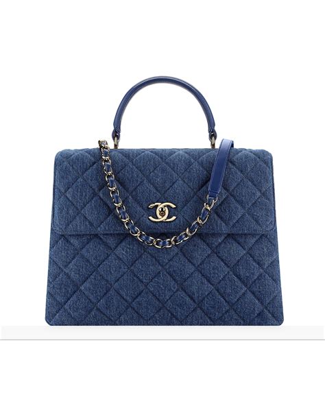 blue chanel tote bag|coco chanel tote bag.